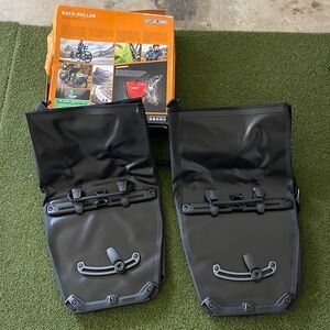 NWT Ortlieb Black Back-Roller Bag Pair